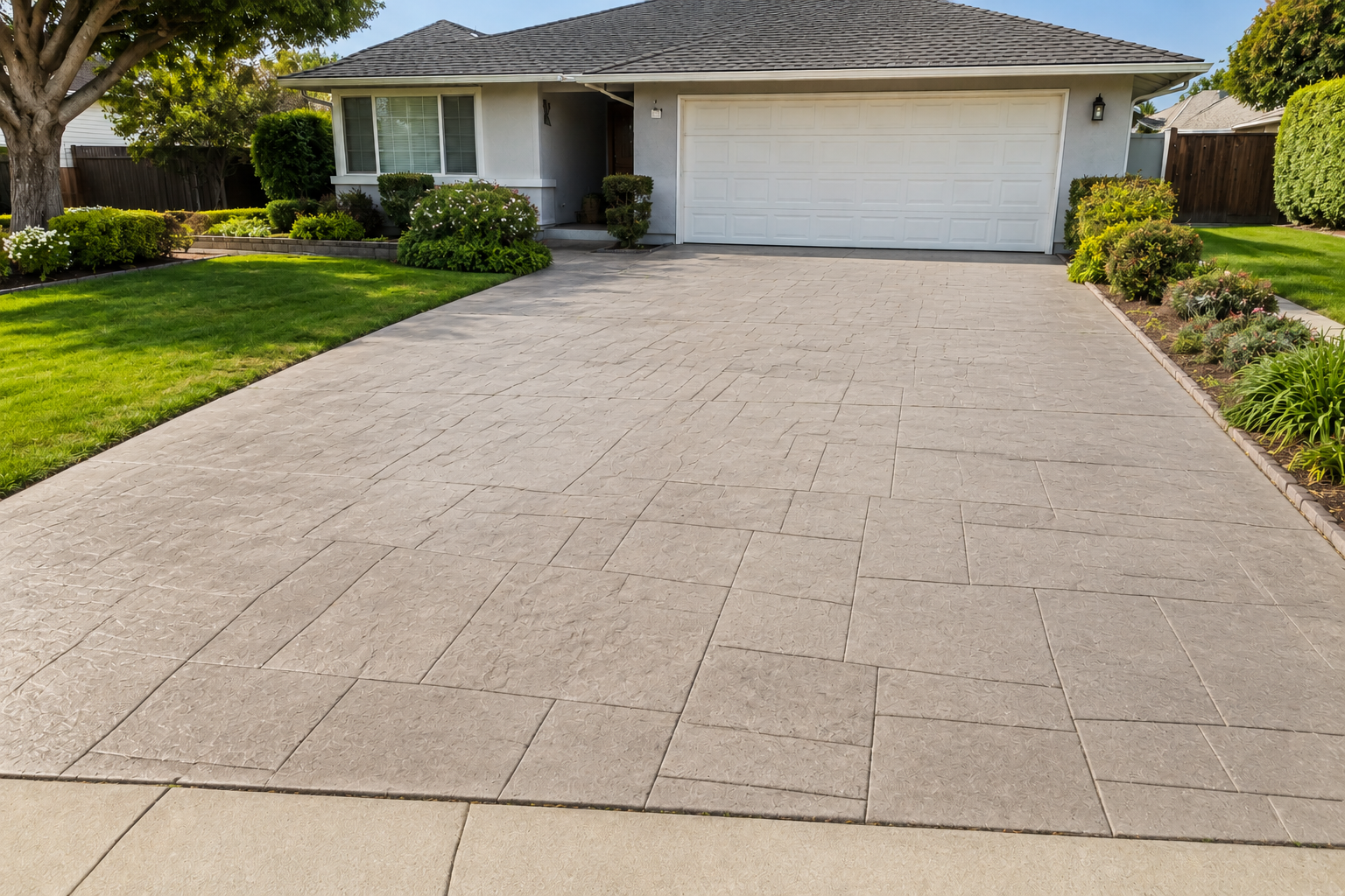 After concrete work - Platinum Diamond Concrete, Cloverdale CA
