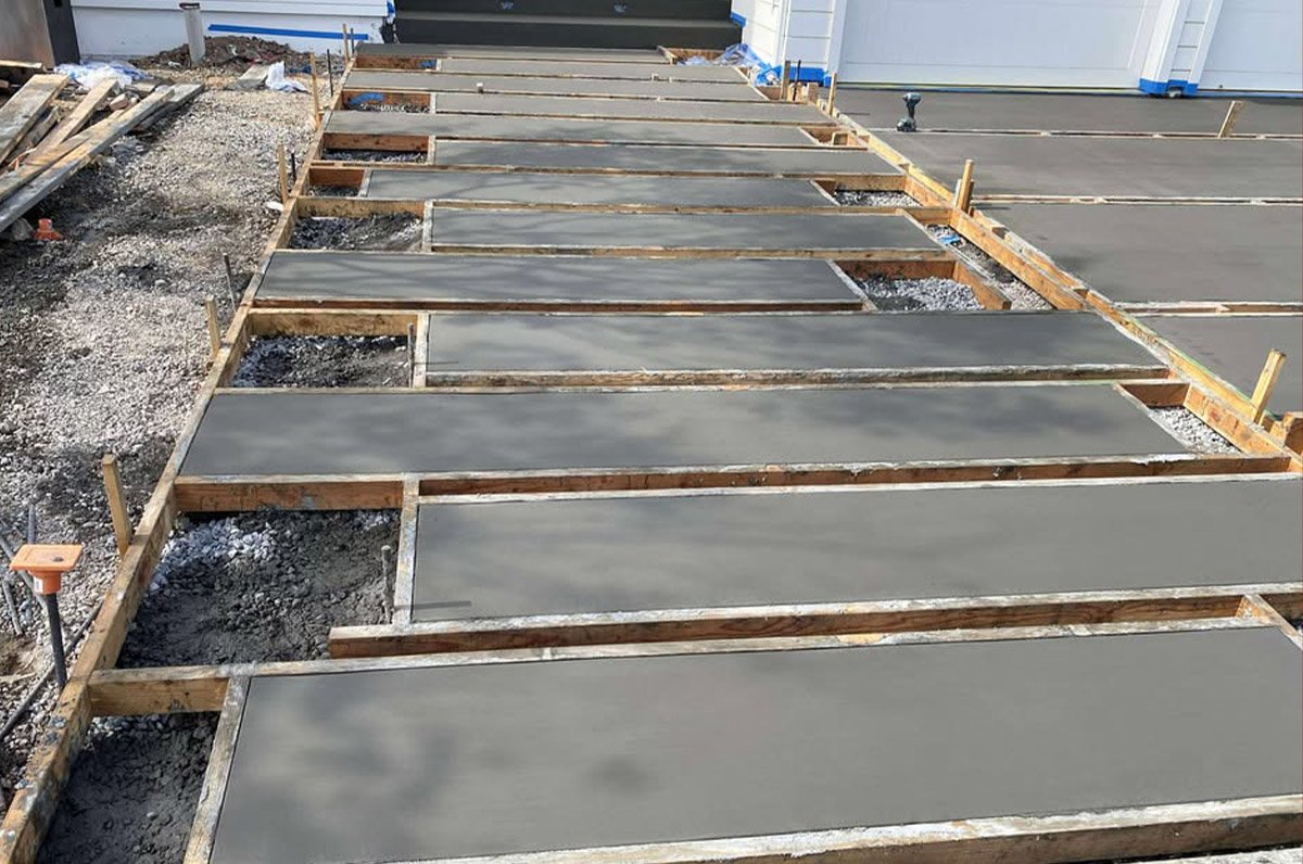 Platinum Diamond Concrete crew at work - Cloverdale CA